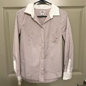 🎀J CREW HABERDASHERY STRIPE BUTTON DOWN